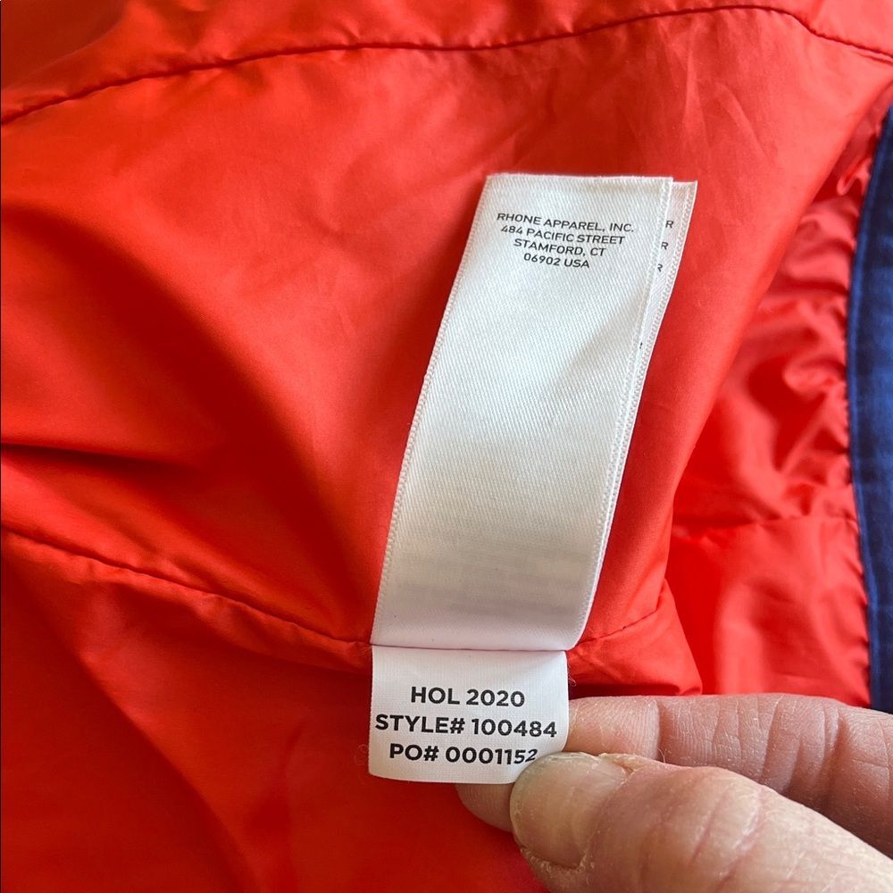 Rhone Men's Tundra Quilted Hooded Jacket, Recycled Water-Resistant Fabric M - Picture 10 of 13